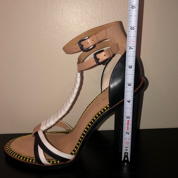 L.A.M.B.”Oracle Leather Dress Open-Toe Block Heel/Sandal,Size-8.5 - Picture 7 of 12